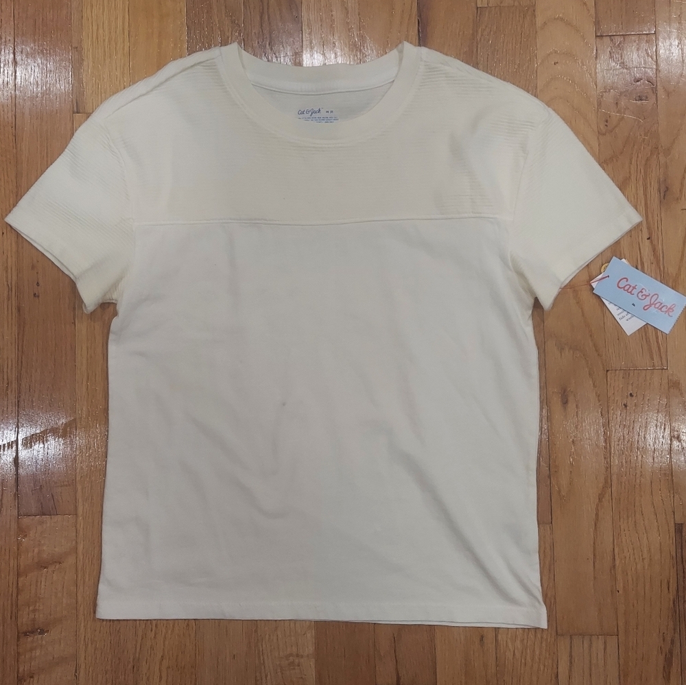 📢 NWT Cat & Jack Yelloe Short Sleeve (Size: S, M)